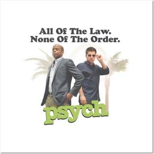 Psych Palm Trees Posters and Art